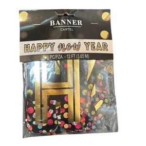 brand new happy new year hanging sign (12 feet)
